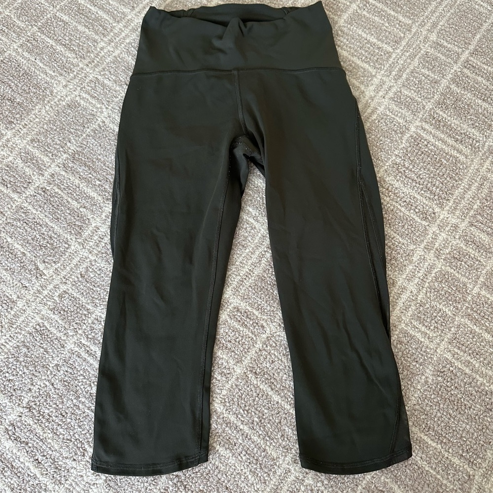 Lululemon Olive Capri Leggings